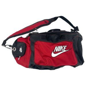 Nike Red & Black Duffel Bag | Good Condition, Nylon Material